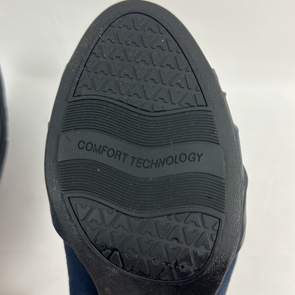 Andiamo Belle Navy Blue Fabric Upper Gun Metal Accent Comfort Technology… - Picture 7 of 8